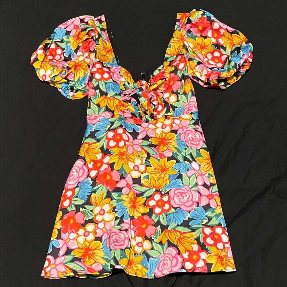Floral mini dress